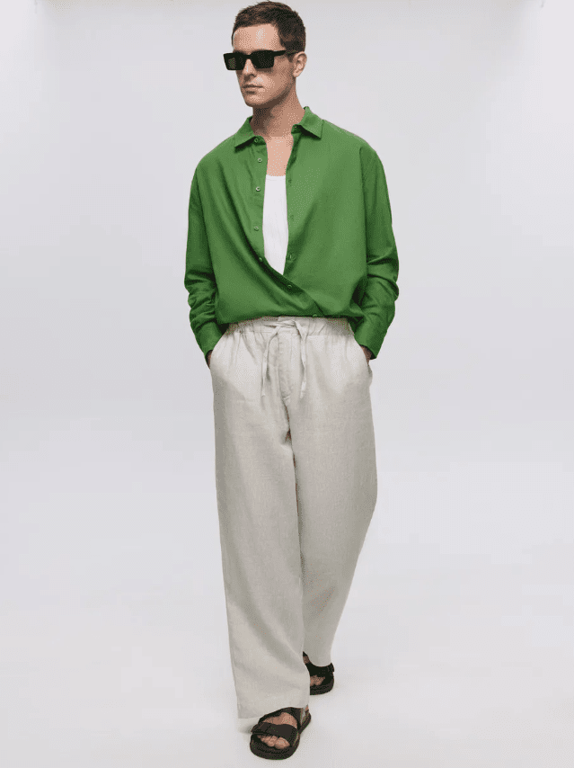 Linen Shirt for Men - Bella Babe by SK