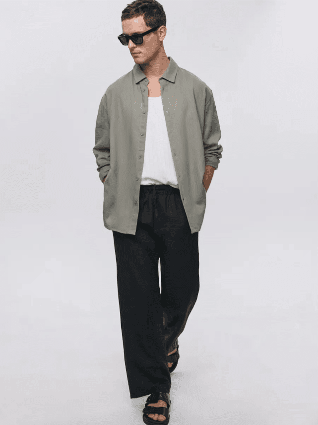 Linen Shirt for Men - Bella Babe by SK