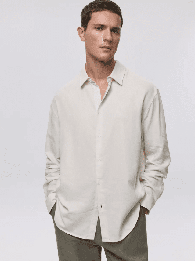 Linen Shirt for Men - Bella Babe by SK