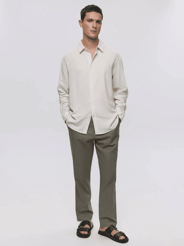 Linen Shirt for Men - Bella Babe by SK