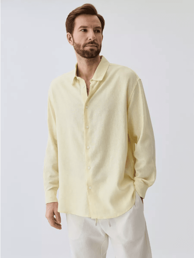 Linen Shirt for Men - Bella Babe by SK