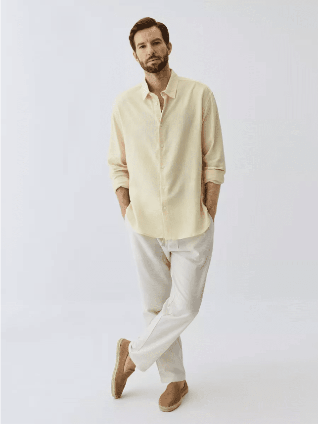 Linen Shirt for Men - Bella Babe by SK