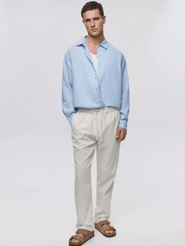 Linen Shirt for Men - Bella Babe by SK