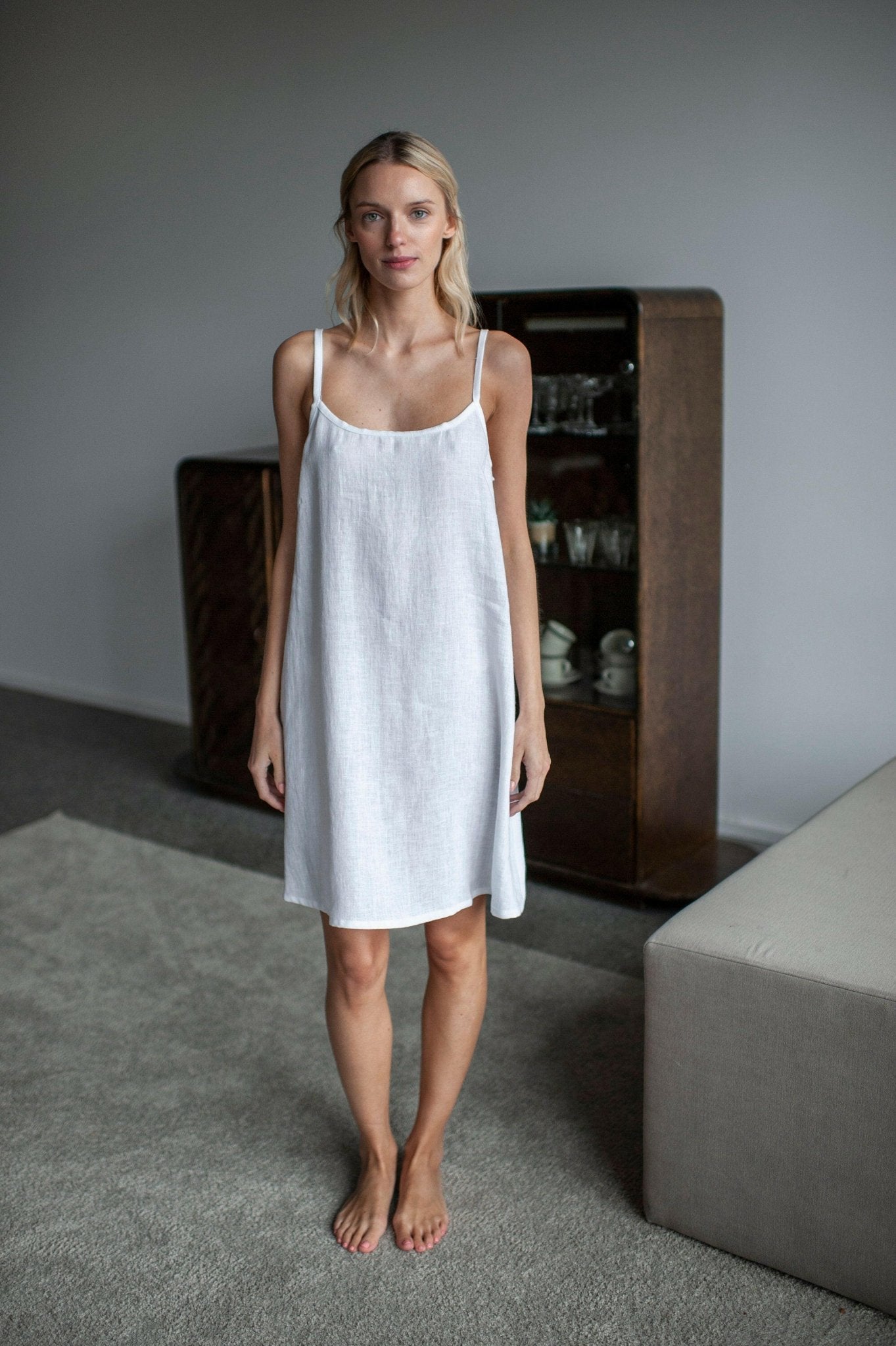 Linen Slip Dress - Bella Babe by SK