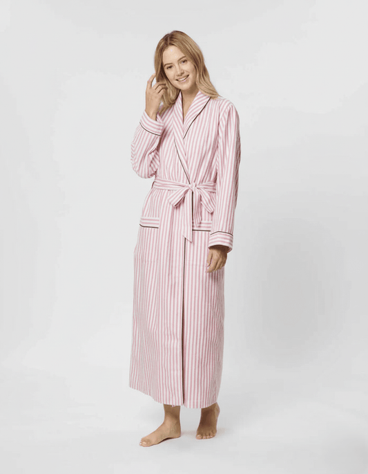 Long Robe in Cotton for Women | Breathable Comfortable Homewear - Bella Babe by SK
