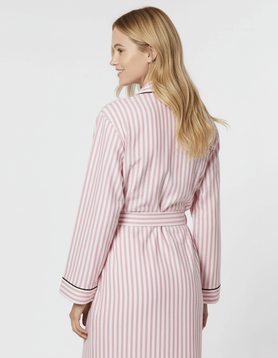 Long Robe in Cotton for Women | Breathable Comfortable Homewear - Bella Babe by SK