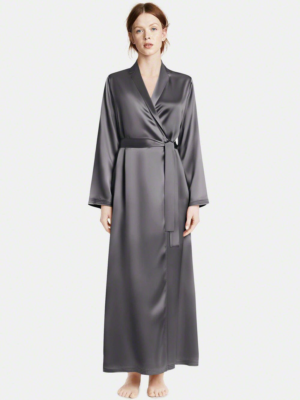 Long Satin Robe - Bella Babe by SK