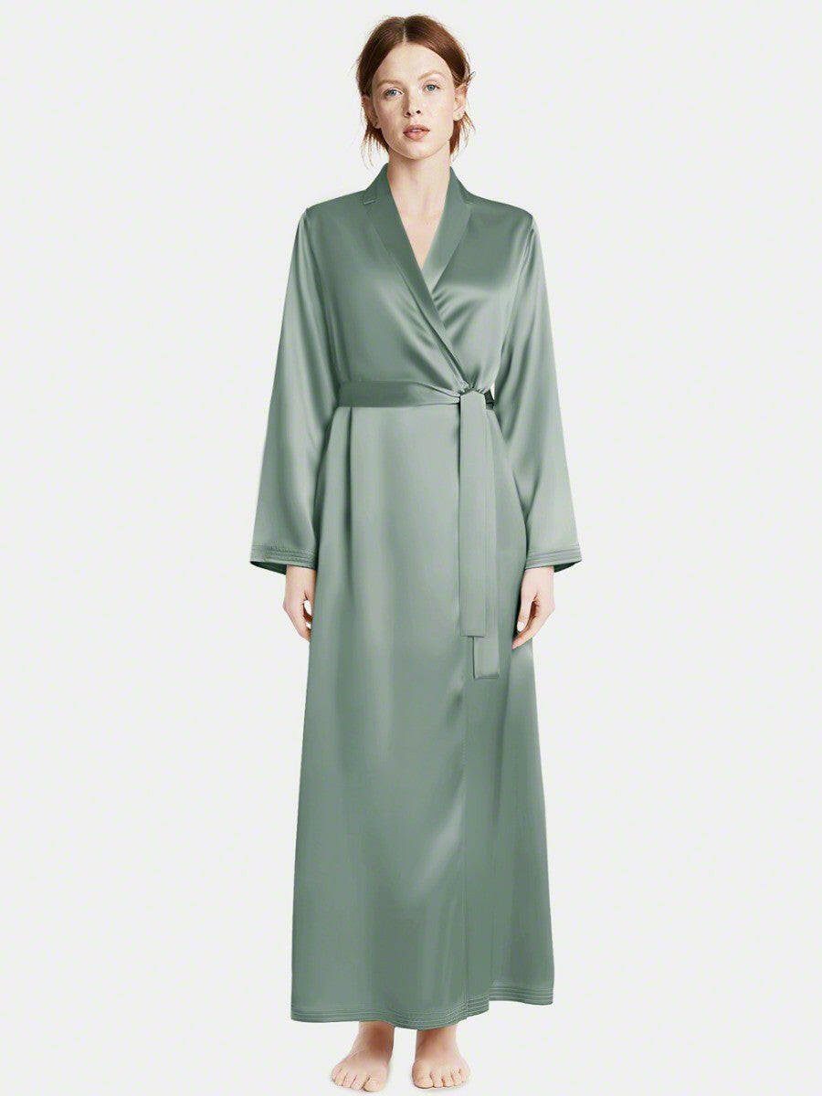 Long Satin Robe - Bella Babe by SK