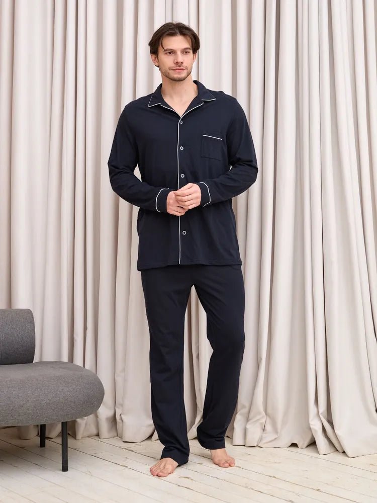 Loungewear in Black Soft Rayon - Bella Babe by SK