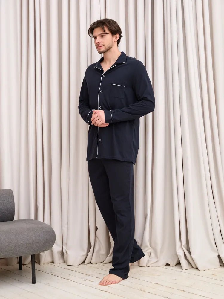 Loungewear in Black Soft Rayon - Bella Babe by SK