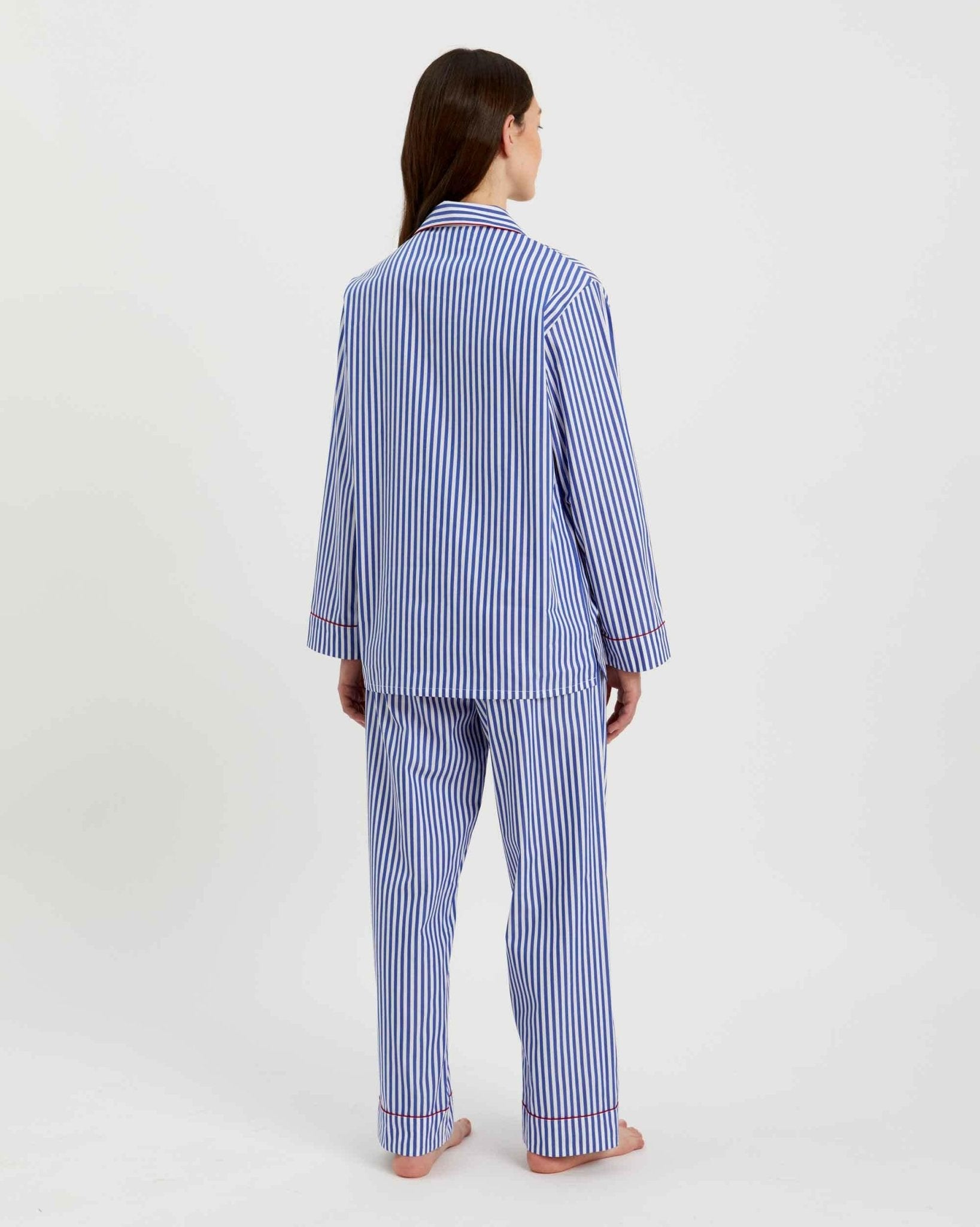 Loungewear Set Oxford Stripe 100% Cotton - Bella Babe by SK