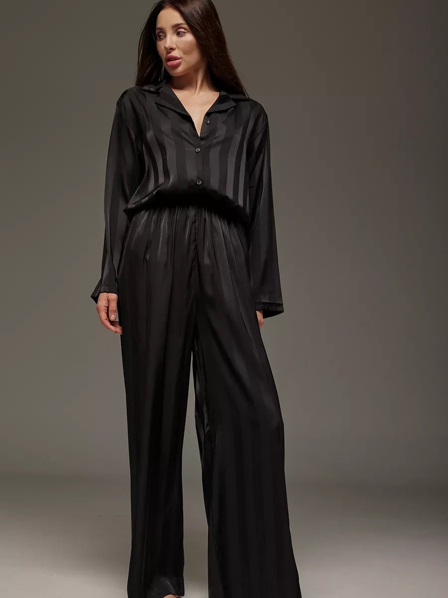 Loungewear Set Satin Textured - Bella Babe by SK