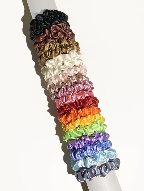 Luxe Satin Scrunchies – Pack of 2 | Soft Hair - Friendly Satin | Sustainable by Bella Babe by SK - Bella Babe by SK