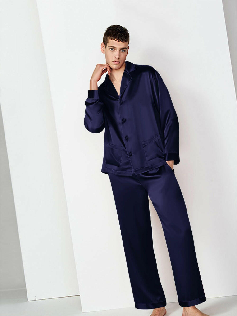 Luxury Satin Night Suit Solids - Bella Babe by SK