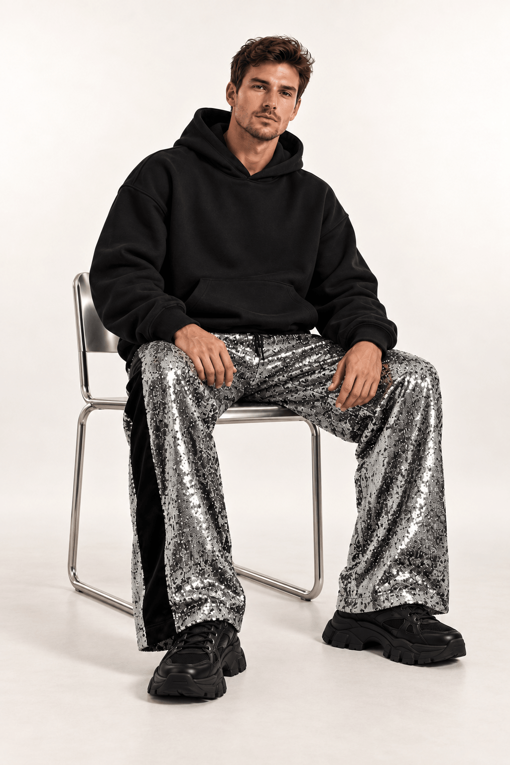 Main Character Sequin Pants - Unisex - Bella Babe by SK
