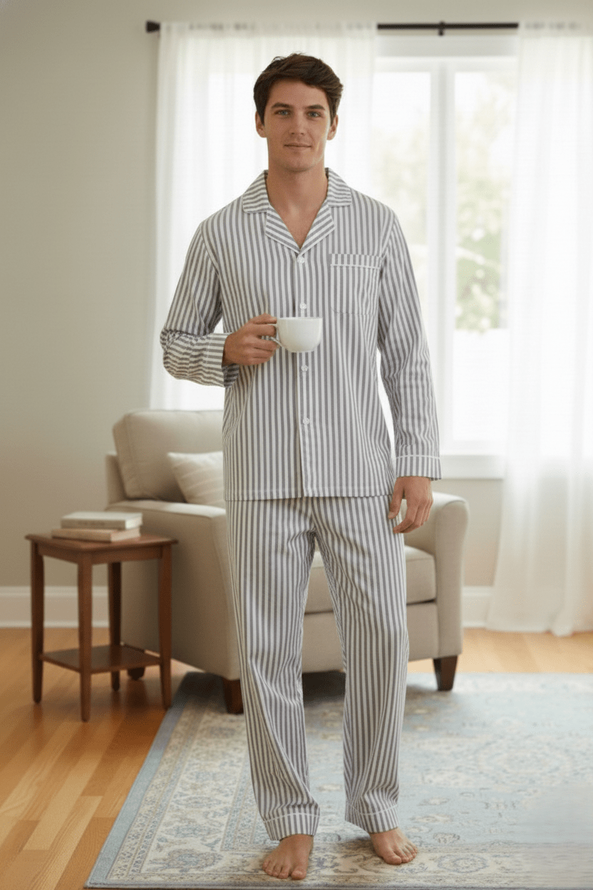 Men Nightsuit in 100% Cotton - Bella Babe by SK