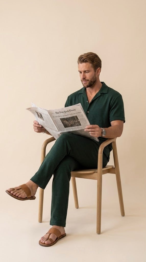 Men’s 100% Cotton Nightsuit Set – Soft Stretch Half Sleeve Co - ord Pajama Set for Summer | Luxury Comfortable Men Nightwear - Bella Babe by SK