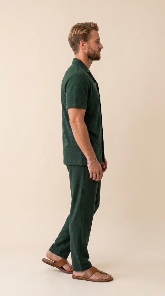 Men’s 100% Cotton Nightsuit Set – Soft Stretch Half Sleeve Co - ord Pajama Set for Summer | Luxury Comfortable Men Nightwear - Bella Babe by SK