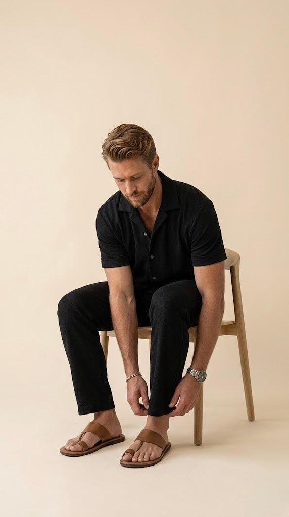 Men’s 100% Cotton Nightsuit Set – Soft Stretch Half Sleeve Co - ord Pajama Set for Summer | Luxury Comfortable Men Nightwear - Bella Babe by SK