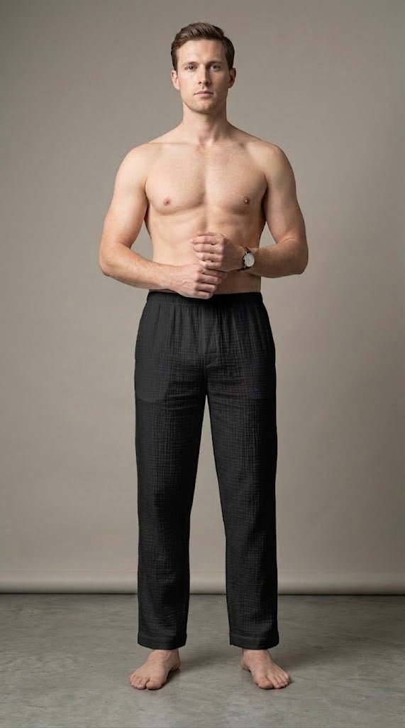 Men’s Muslin Pajama Bottoms - Bella Babe by SK