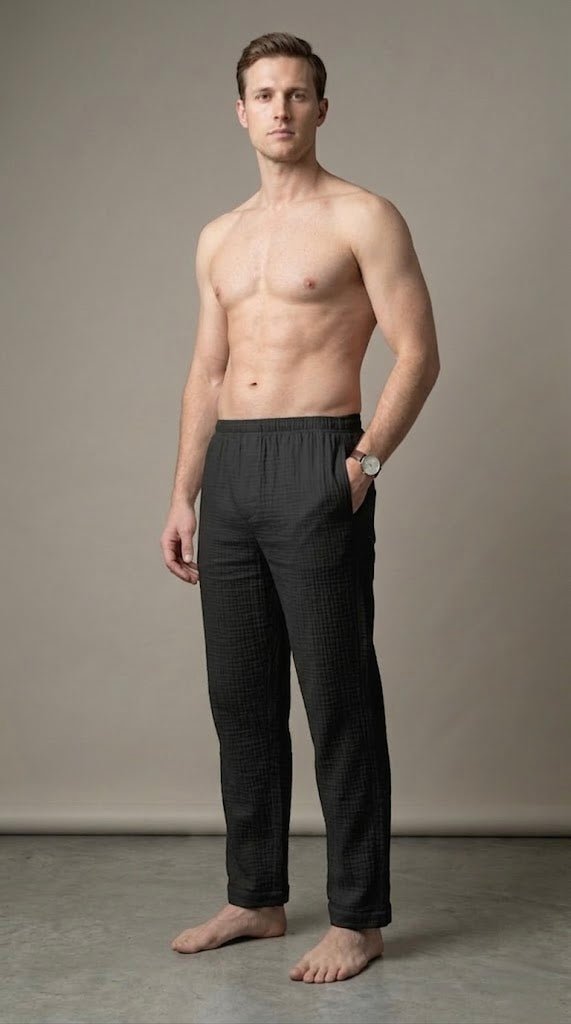 Men’s Muslin Pajama Bottoms - Bella Babe by SK
