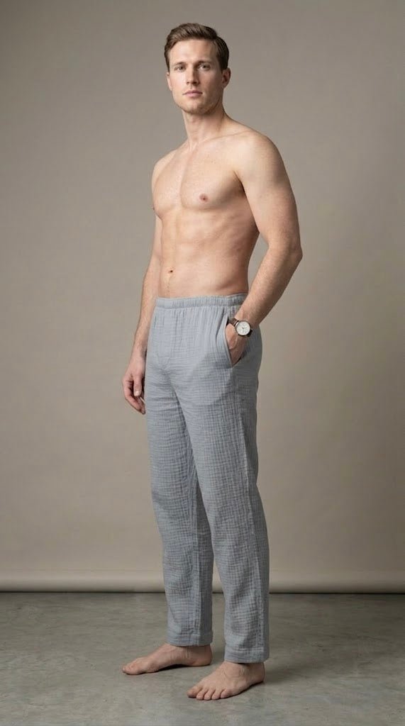 Men’s Muslin Pajama Bottoms - Bella Babe by SK