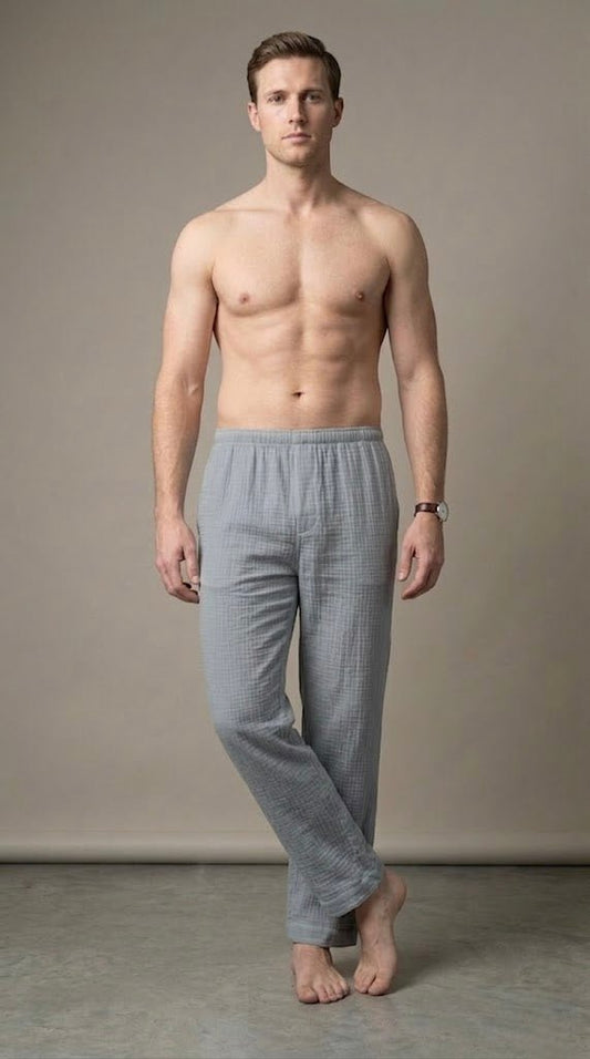 Men’s Muslin Pajama Bottoms - Bella Babe by SK