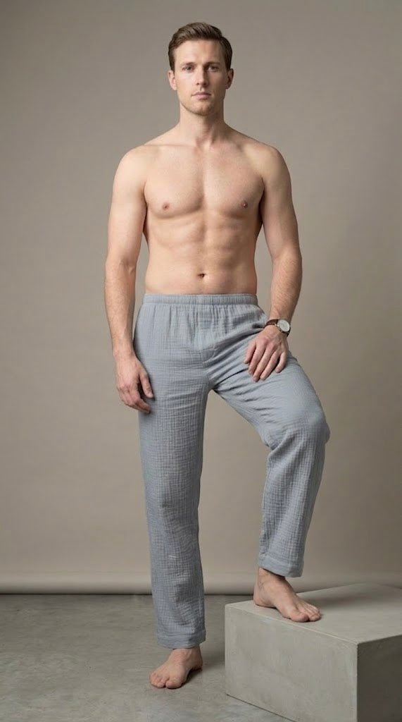Men’s Muslin Pajama Bottoms - Bella Babe by SK