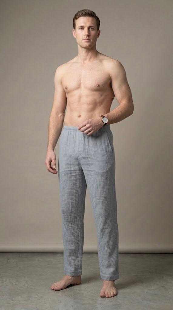 Men’s Muslin Pajama Bottoms - Bella Babe by SK