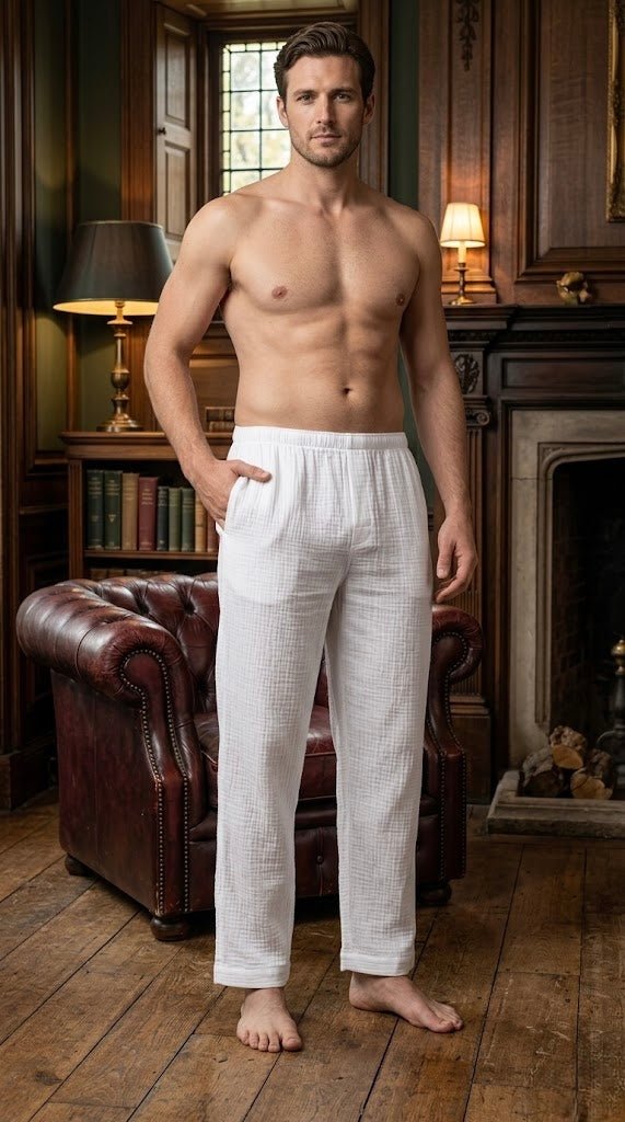 Men’s Muslin Pajama Bottoms - Bella Babe by SK