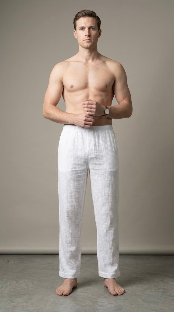 Men’s Muslin Pajama Bottoms - Bella Babe by SK
