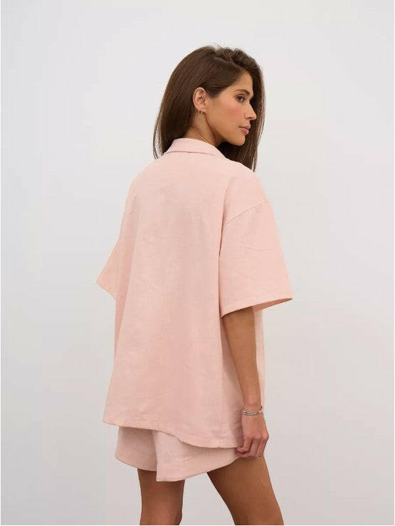 Oversize Coord set in Soft Cotton Poplin - Bella Babe by SK