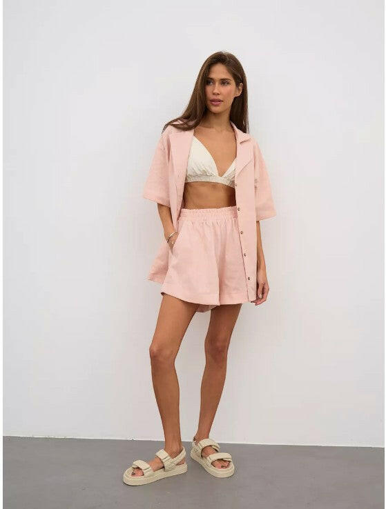 Oversize Coord set in Soft Cotton Poplin - Bella Babe by SK