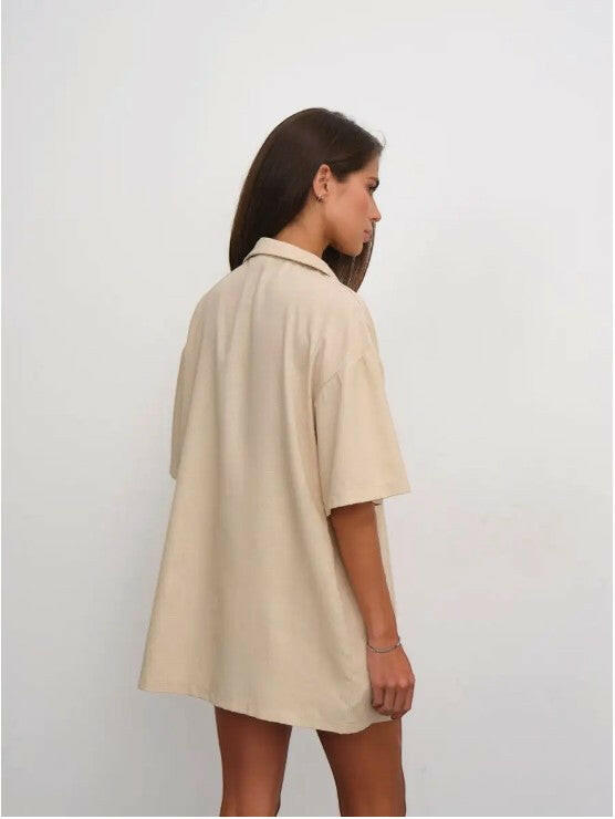 Oversize Coord set in Soft Cotton Poplin - Bella Babe by SK