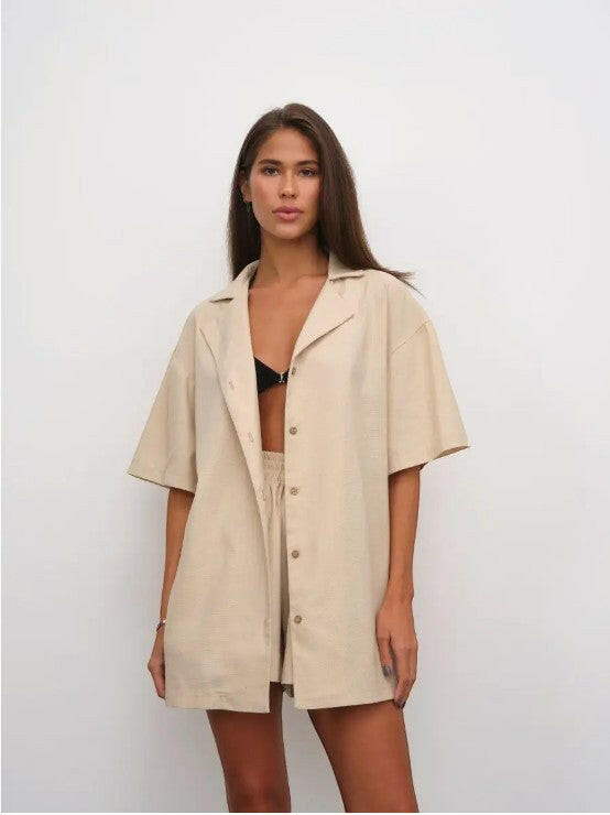 Oversize Coord set in Soft Cotton Poplin - Bella Babe by SK