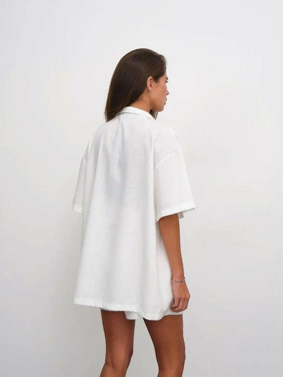 Oversize Coord set in Soft Cotton Poplin - Bella Babe by SK