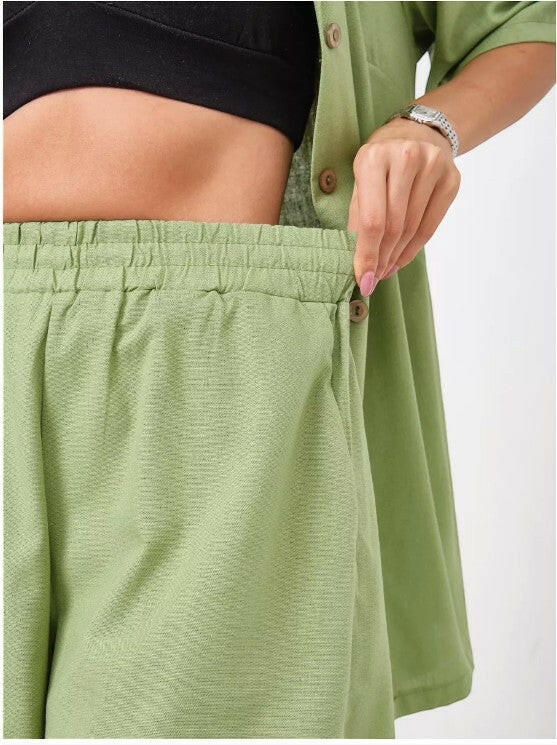 Oversize Coord set in Soft Cotton Poplin - Bella Babe by SK