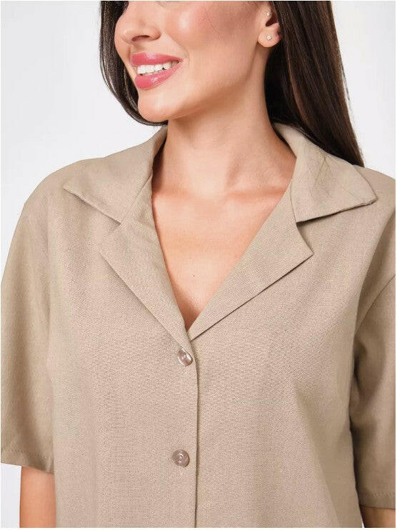 Oversize Coord set in Soft Cotton Poplin - Bella Babe by SK