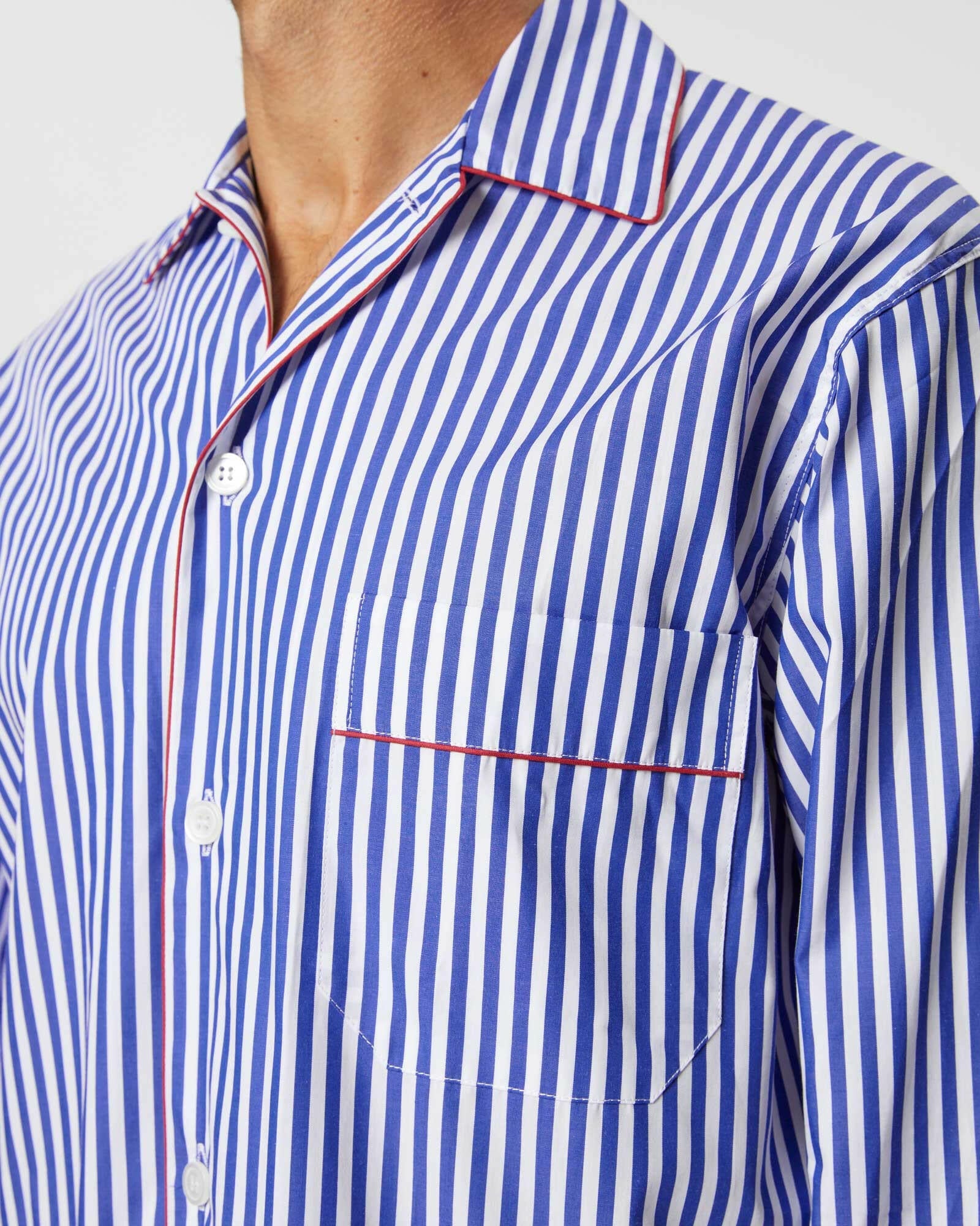 Oxford Stripe Loungewear 100% Cotton - Bella Babe by SK