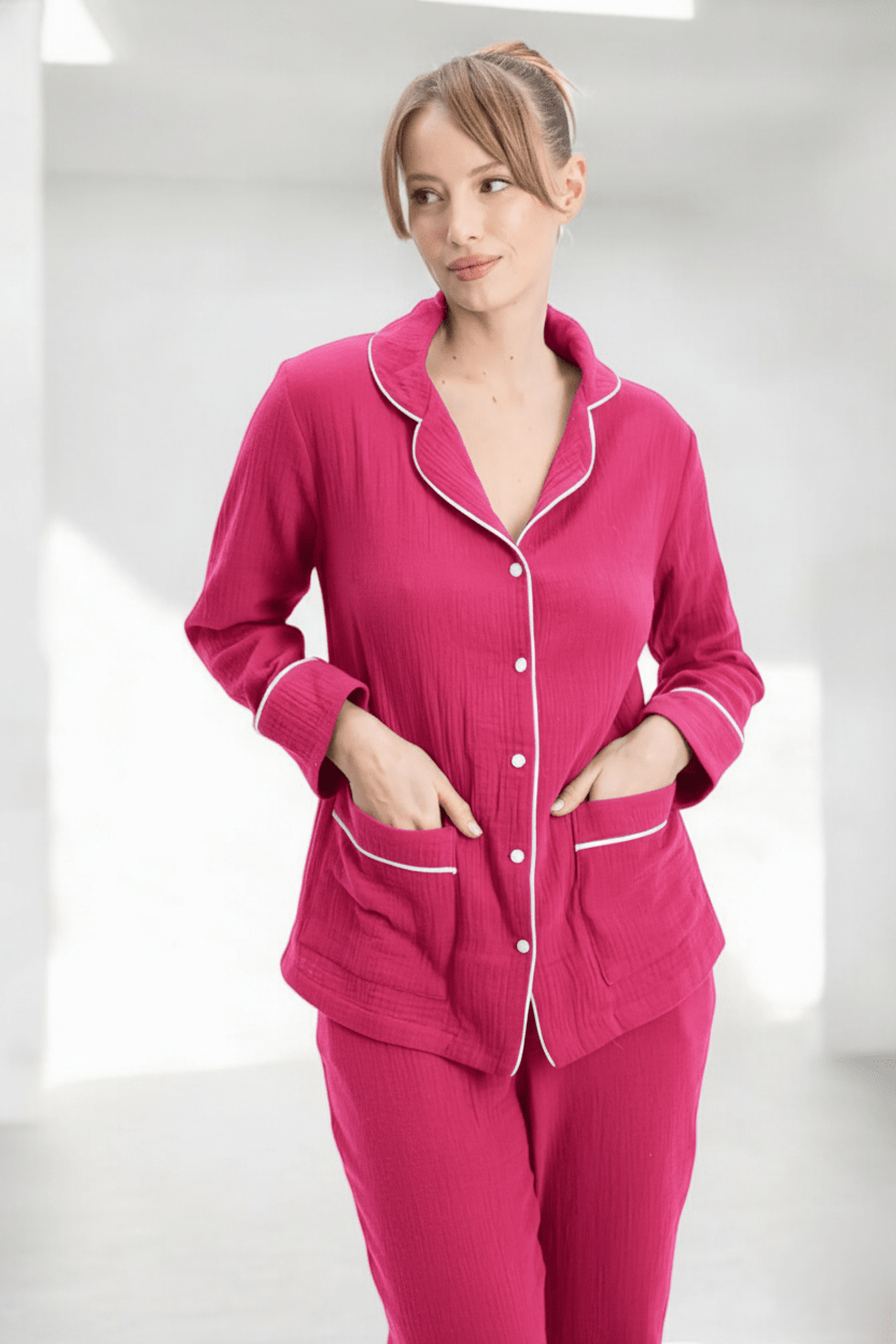 Pajama set in Muslin - Bella Babe by SK