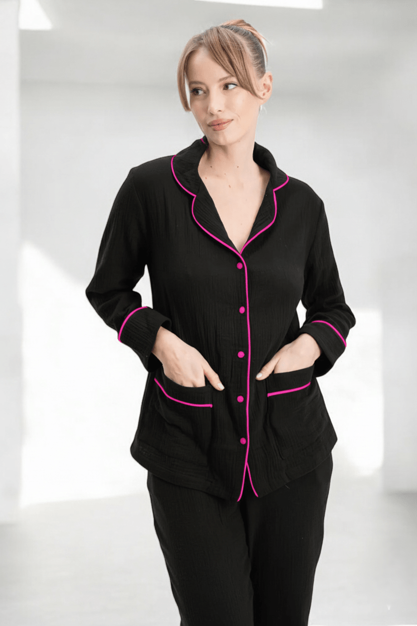 Pajama set in Muslin - Bella Babe by SK