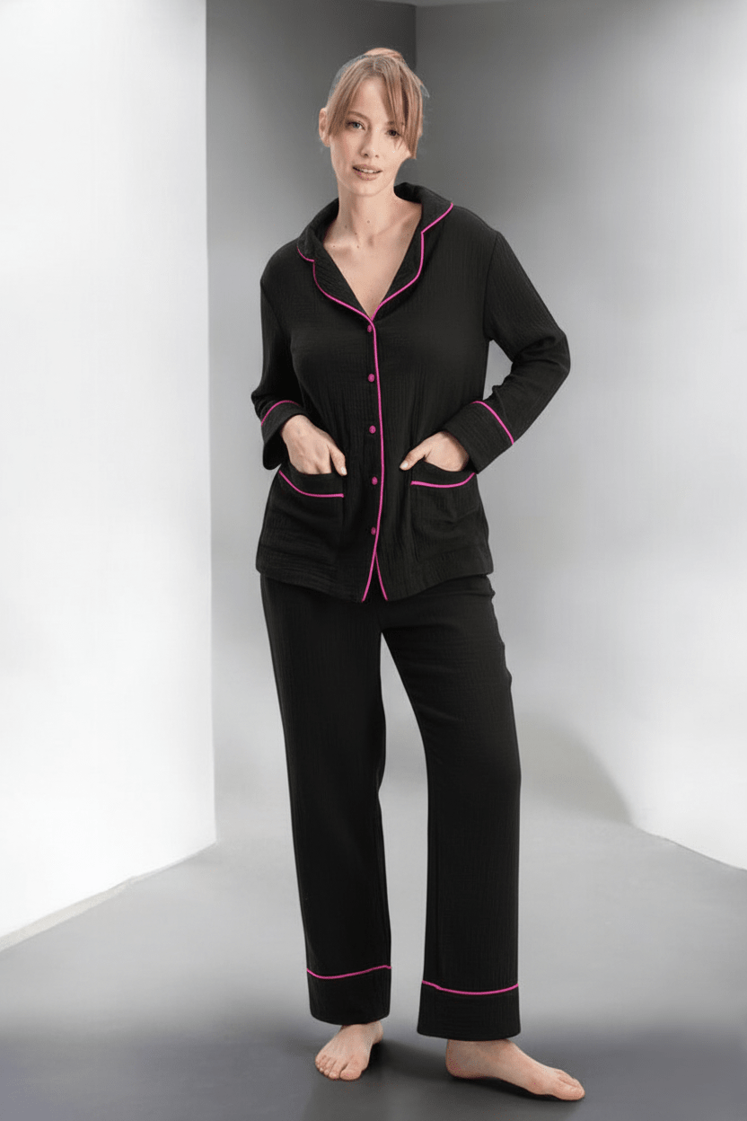 Pajama set in Muslin - Bella Babe by SK