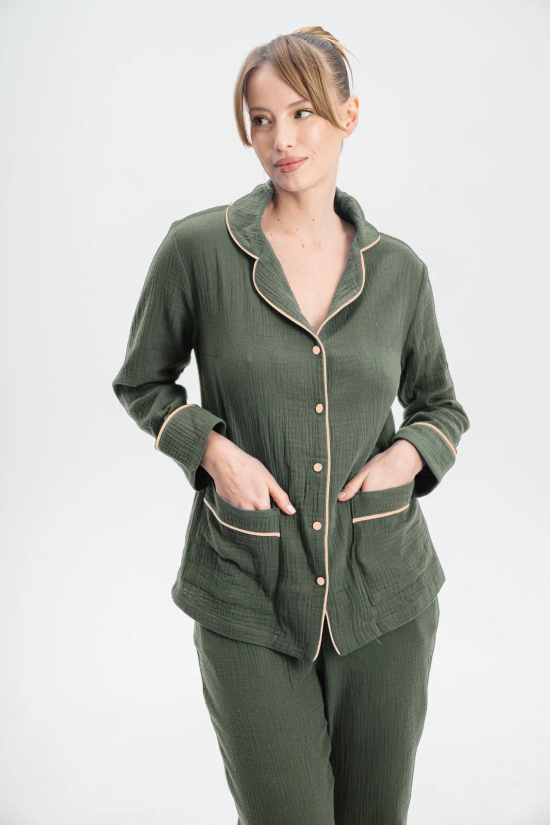 Pajama set in Muslin - Bella Babe by SK