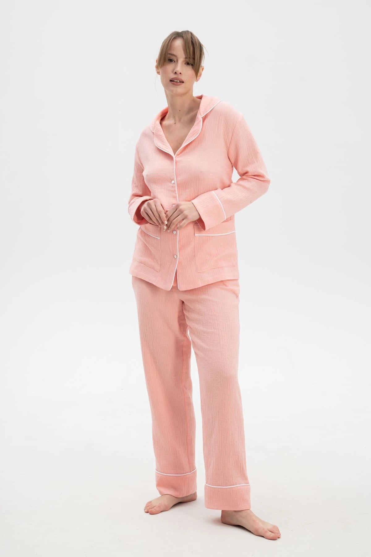 Pajama set in Muslin - Bella Babe by SK