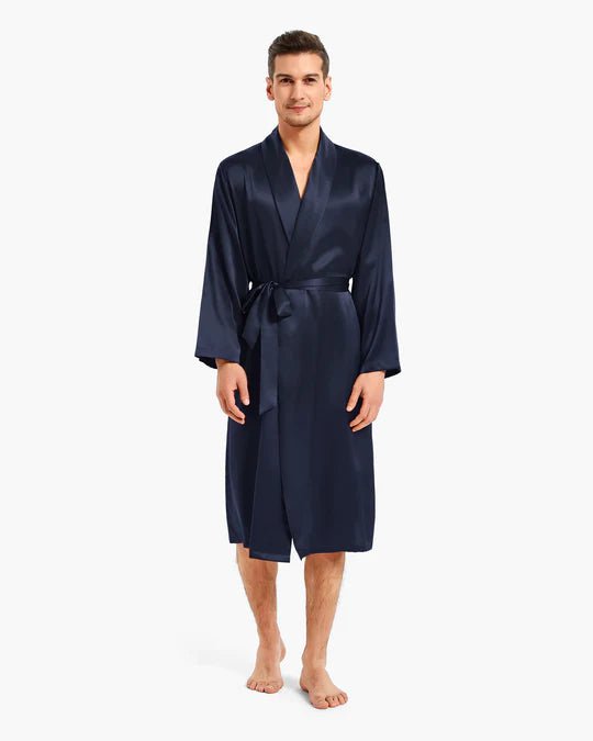 Premium Robe Set (Navy) - Bella Babe by SK