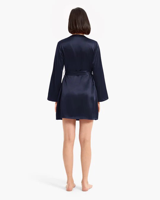 Premium Robe Set (Navy) - Bella Babe by SK