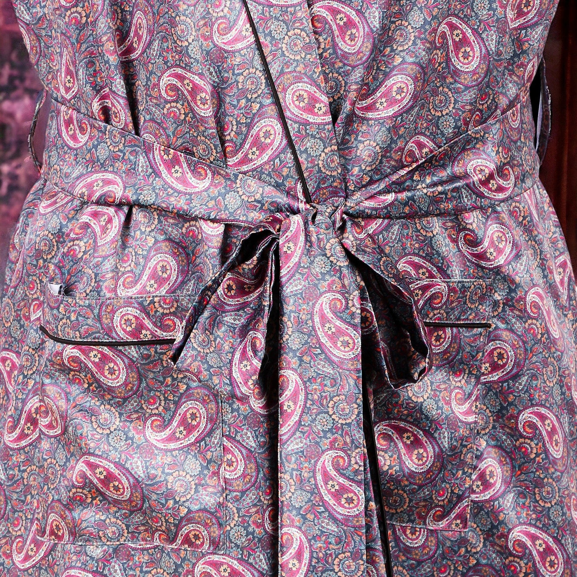 Premium Satin Robe (Bohemian) - Bella Babe by SK