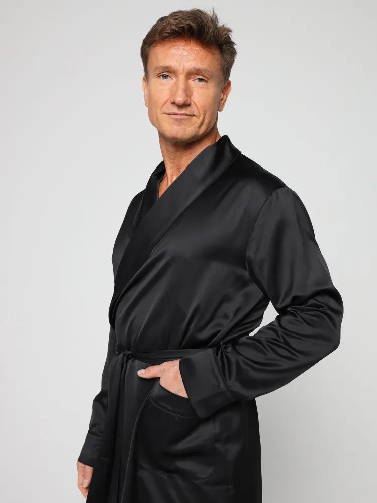 Premium Satin Robe with Pyjamas - Bella Babe by SK