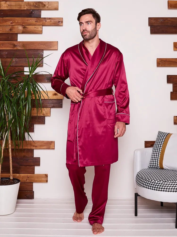 Premium Satin Robe with Pyjamas - Bella Babe by SK