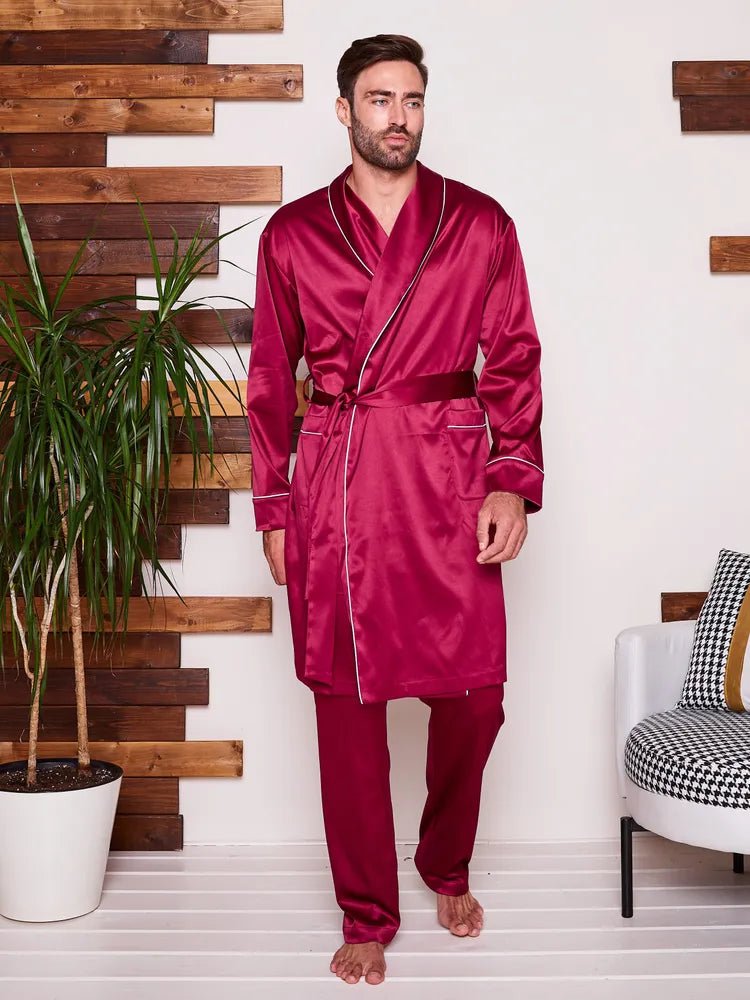 Premium Satin Robe with Pyjamas - Bella Babe by SK